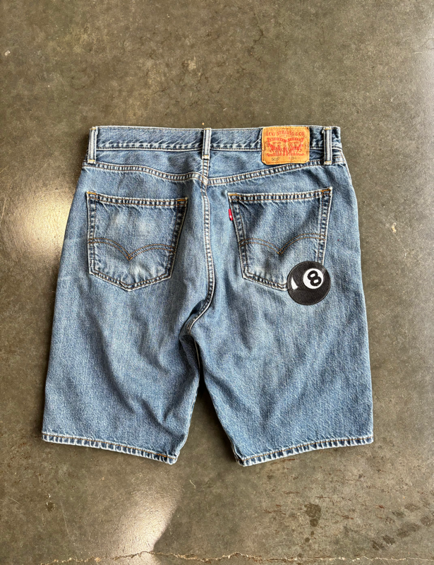 Reworked Levi 505 8-Ball Jorts (34”) | 225 Threadz